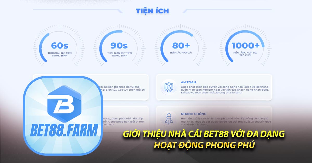 Giới thiệu nhà cái Bet88 với đa dạng ngành nghề hoạt động phong phú