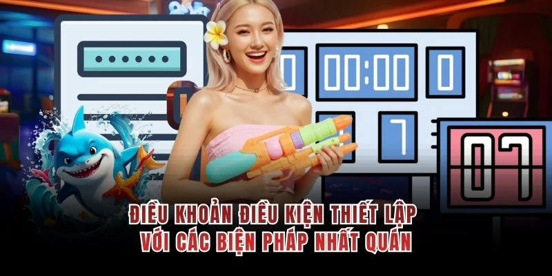 Điều khoản điều kiện thiết lập với các biện pháp nhất quán